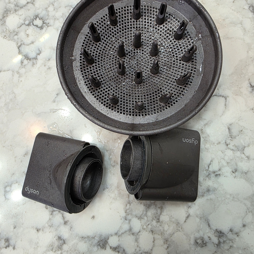 Dyson Hair Dryer Attachments in Black